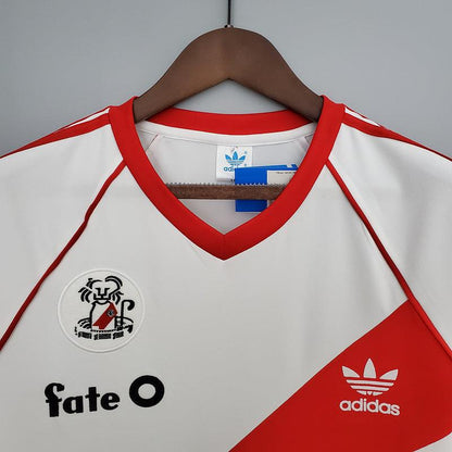 Camisa River Plate 1986/87 Home Branco Retrô