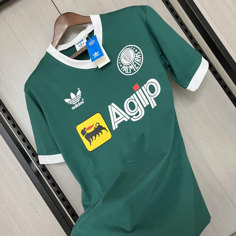 Camisa Palmeiras 1987 Titular - Versão Retrô Agip