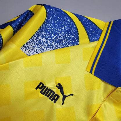 Camisa Parma 1995/97 Amarelo e Azul Retrô