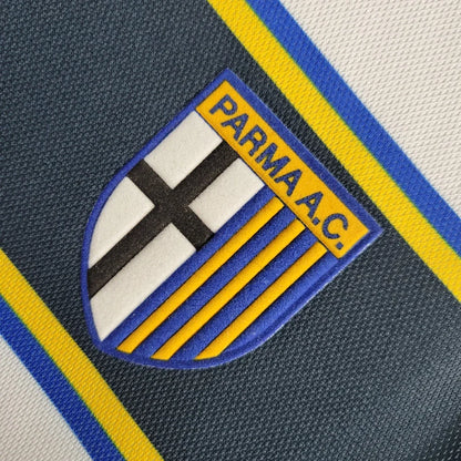 Camisa Parma 2002/03 Away Champion Branco Retrô