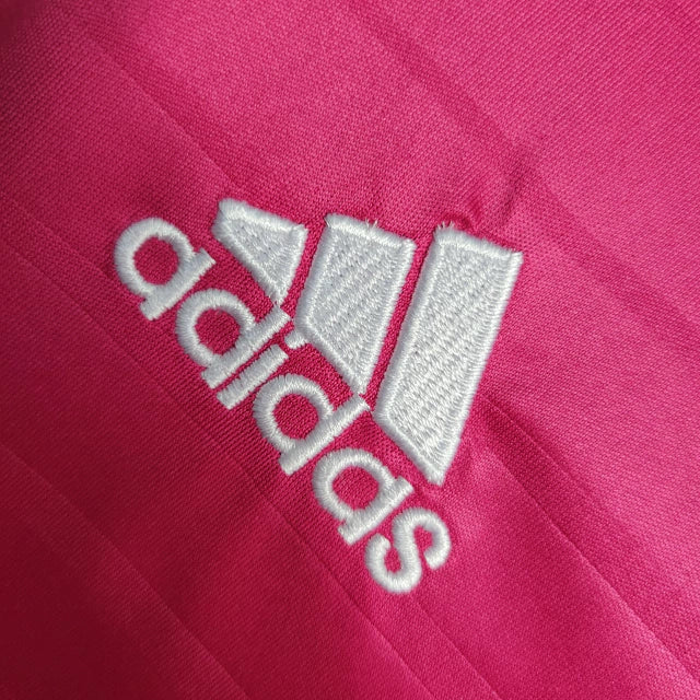 Camisa Retrô Real Madrid II Away Adidas 2014/15 Masculino Rosa