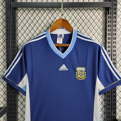 Camisa Argentina 1998/99 Azul Marinho e Branco Retrô