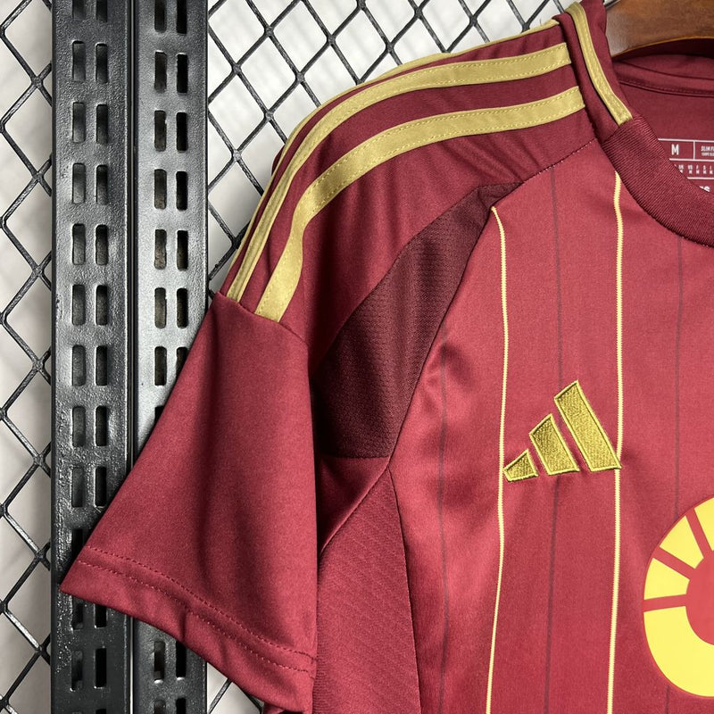 Camisa Roma Home 24/25 - Adidas Torcedor Masculina Lançamento