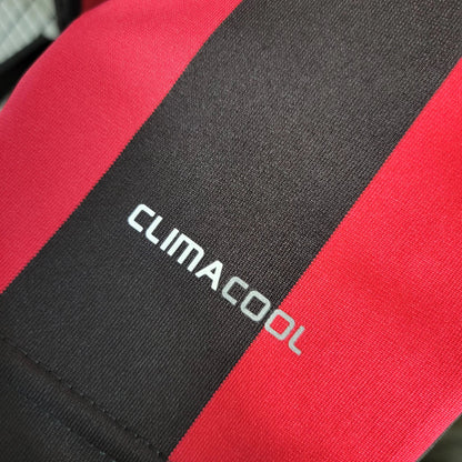 Camisa Milan 2009/10 Home Vermelho e Preto Retrô