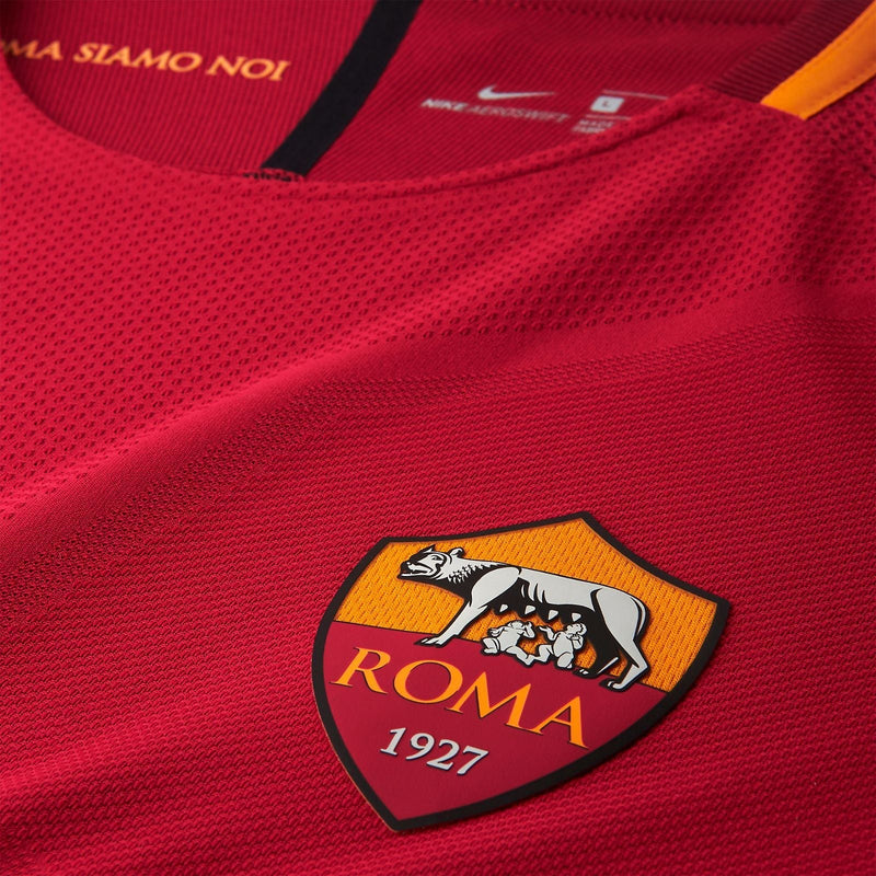 Camisa Retrô Roma I Nike 2017/18 Masculino Vermelho