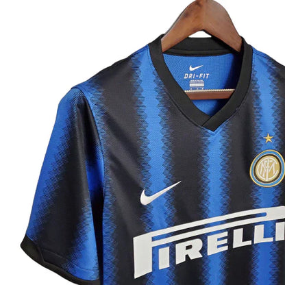Camisa Inter de Milão 2010/11 Azul e Preta Retrô