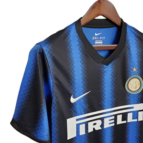 Camisa Inter de Milão Retrô 2010/2011 Azul e Preta - Nike