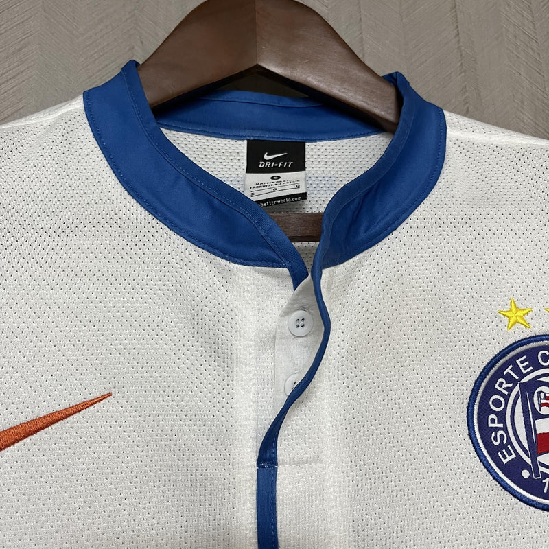 Camisa Bahia Titular 13/14 - Versão Retrô Branca