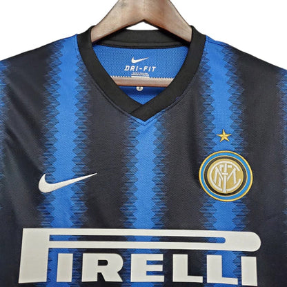 Camisa Inter de Milão 2010/11 Azul e Preta Retrô