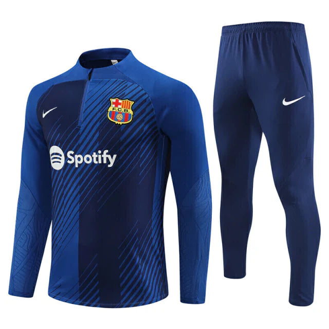 Conjunto de Treino Barcelona 23/24 - Nike Azul