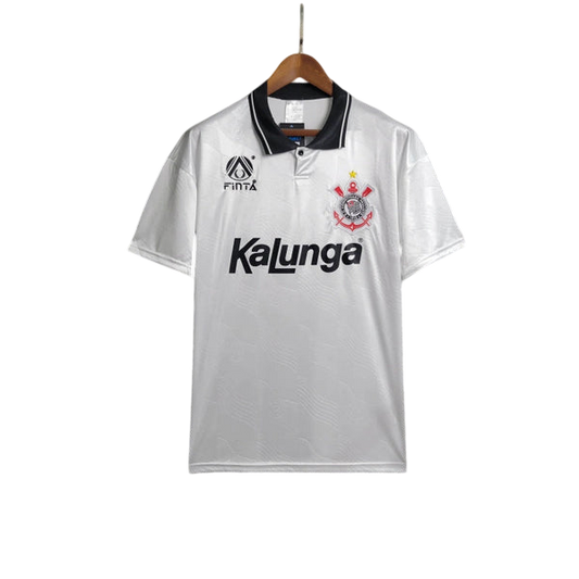 Camisa Corinthians Fora 1994 - Versão Retrô Branca