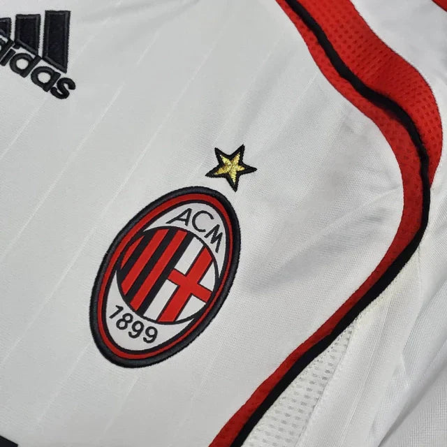 Camisa Retrô Milan II Away 2006/07 Masculino Branco