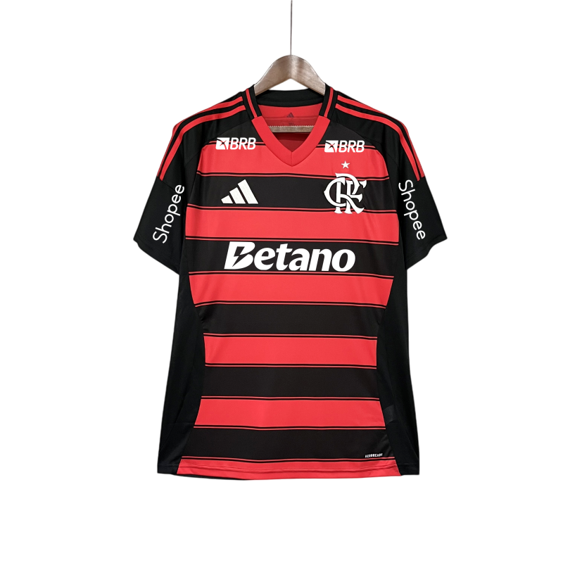 Camisa Flamengo Home Todos Patrocínios 25/26 - Adidas Torcedor Masculina