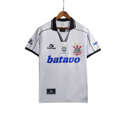 Camisa Corinthians 1999 Away Branca Retrô