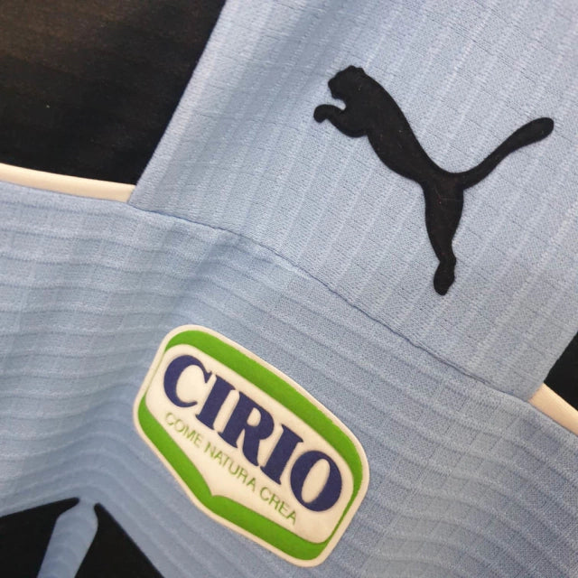 Camisa Lazio Retrô 1999/2000 Azul e Preta - Puma