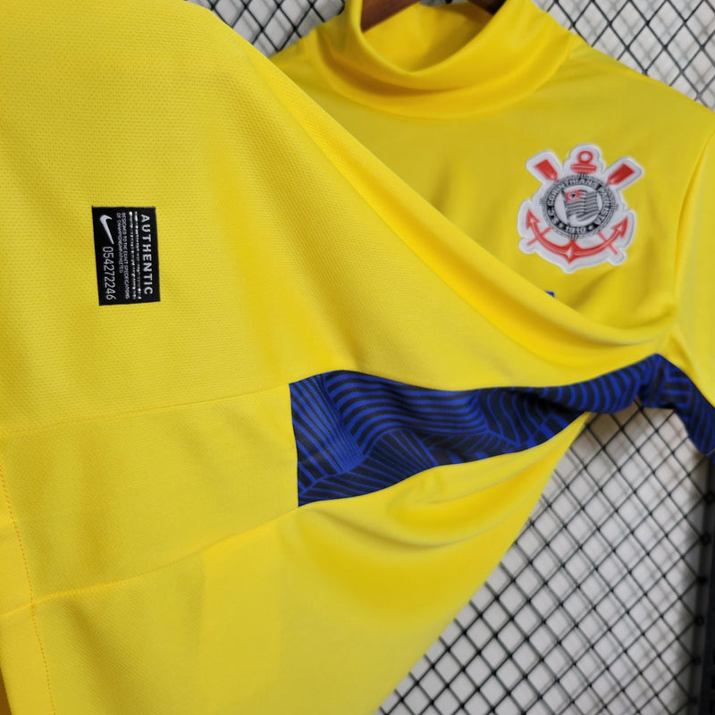 Camisa Corinthians de Goleiro 14/15 - Versão Retrô Amarelo