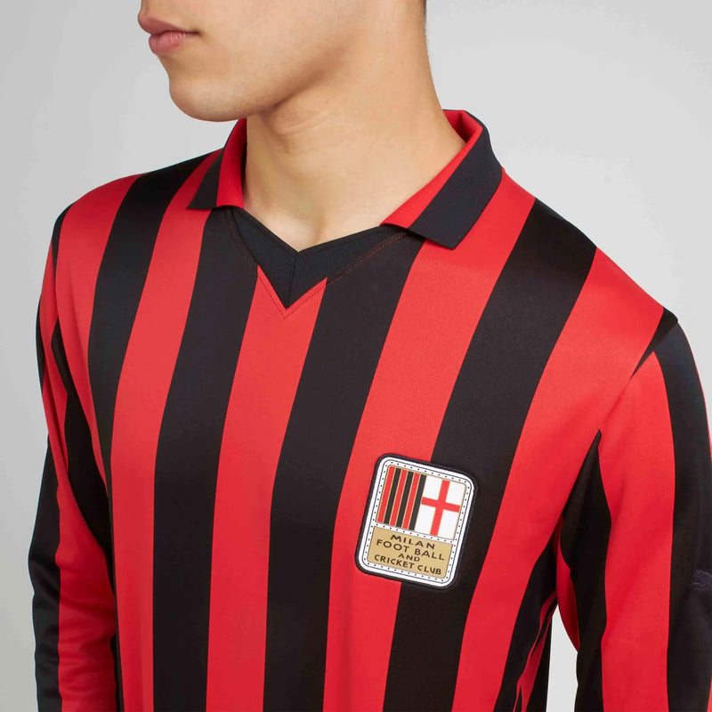 Camisa Manga Longa Milan 2024/25 - Vermelho e Preto Edição Especial