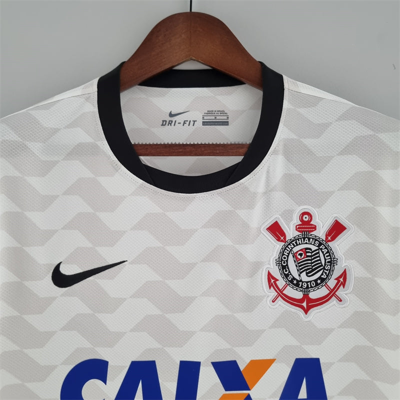 Camisa Corinthians Fora 2012 - Versão Retrô Branca