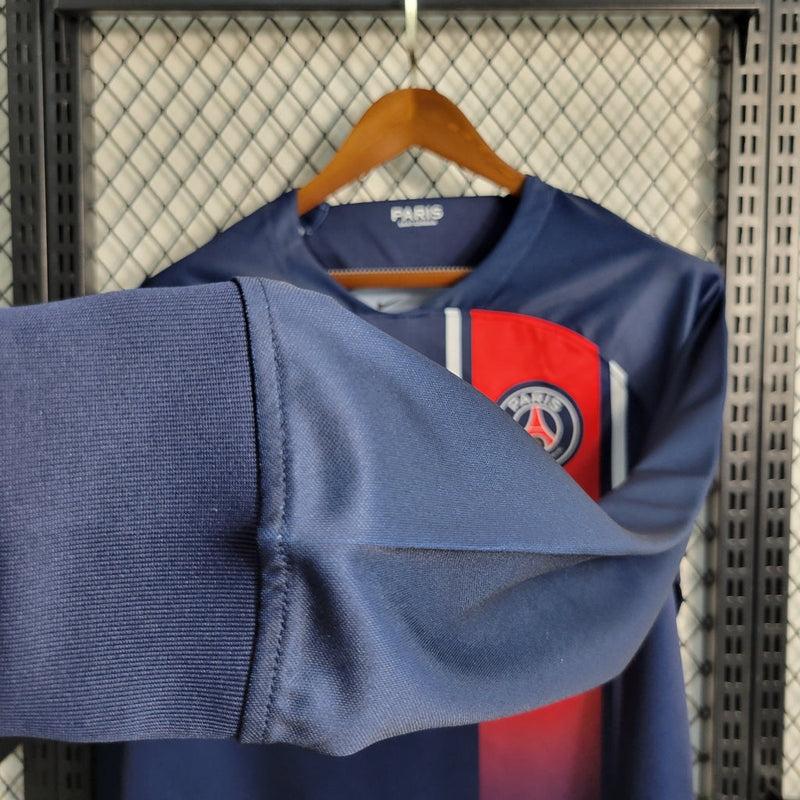 Camisa PSG Home Manga comprida 23/24 - Versão Torcedor