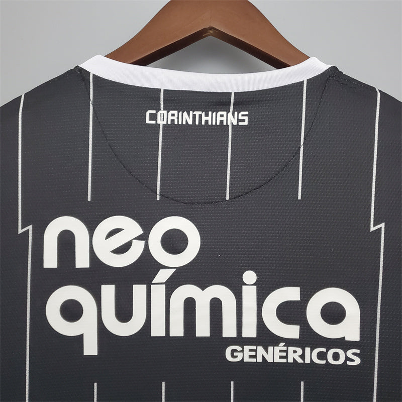 Camisa Corinthians Titular 11/12 - Versão Retrô Preta