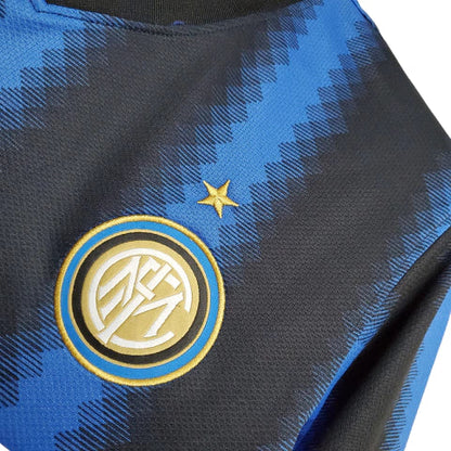 Camisa Inter de Milão 2010/11 Azul e Preta Retrô