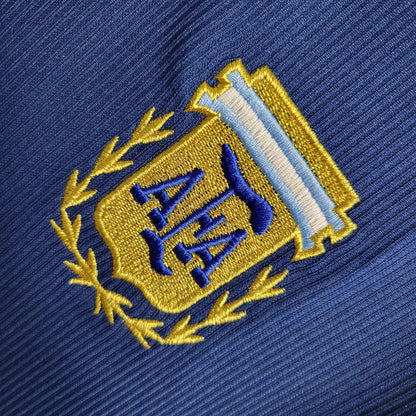 Camisa Argentina 1998/99 Azul Marinho e Branco Retrô