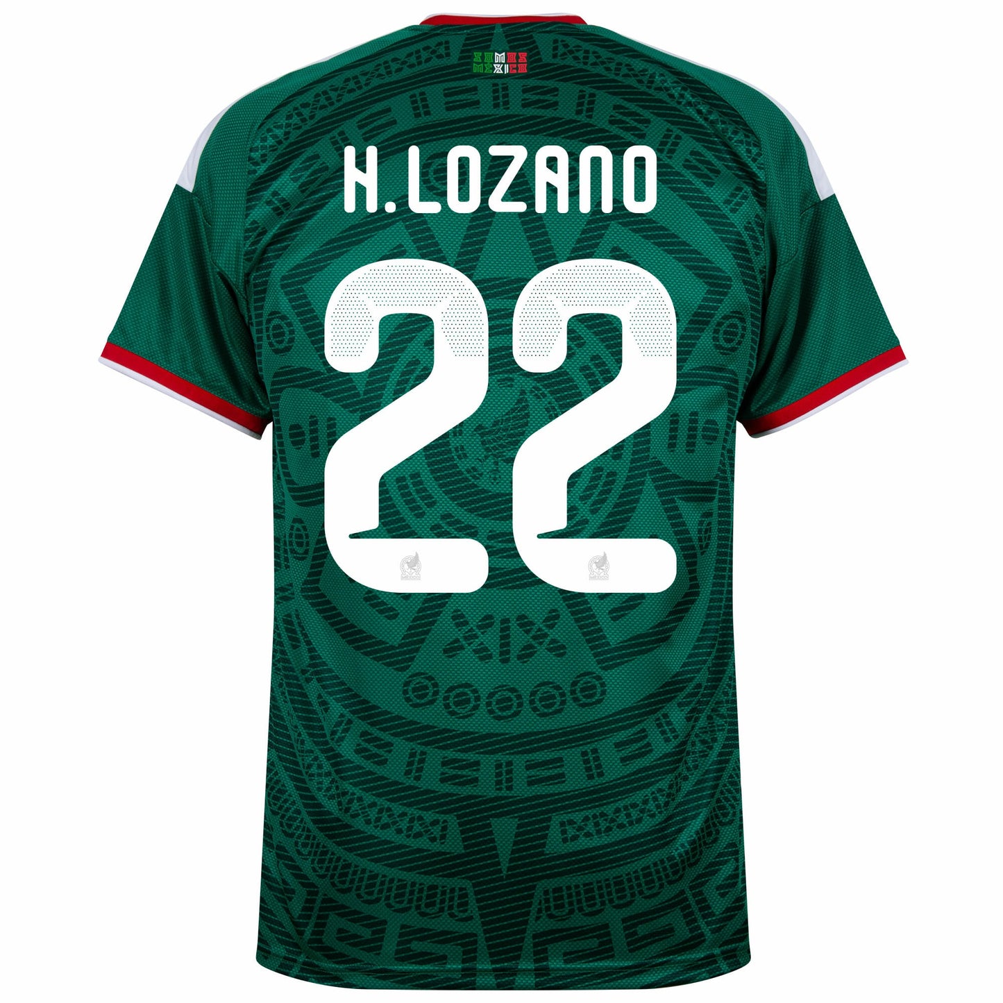 Camisa México Home Copa 2026 - #22 H. Lozano - Versão Torcedor