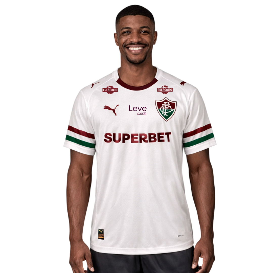 Camisa Puma Fluminense 2026/27 Away Torcedor Todos os patrocínios