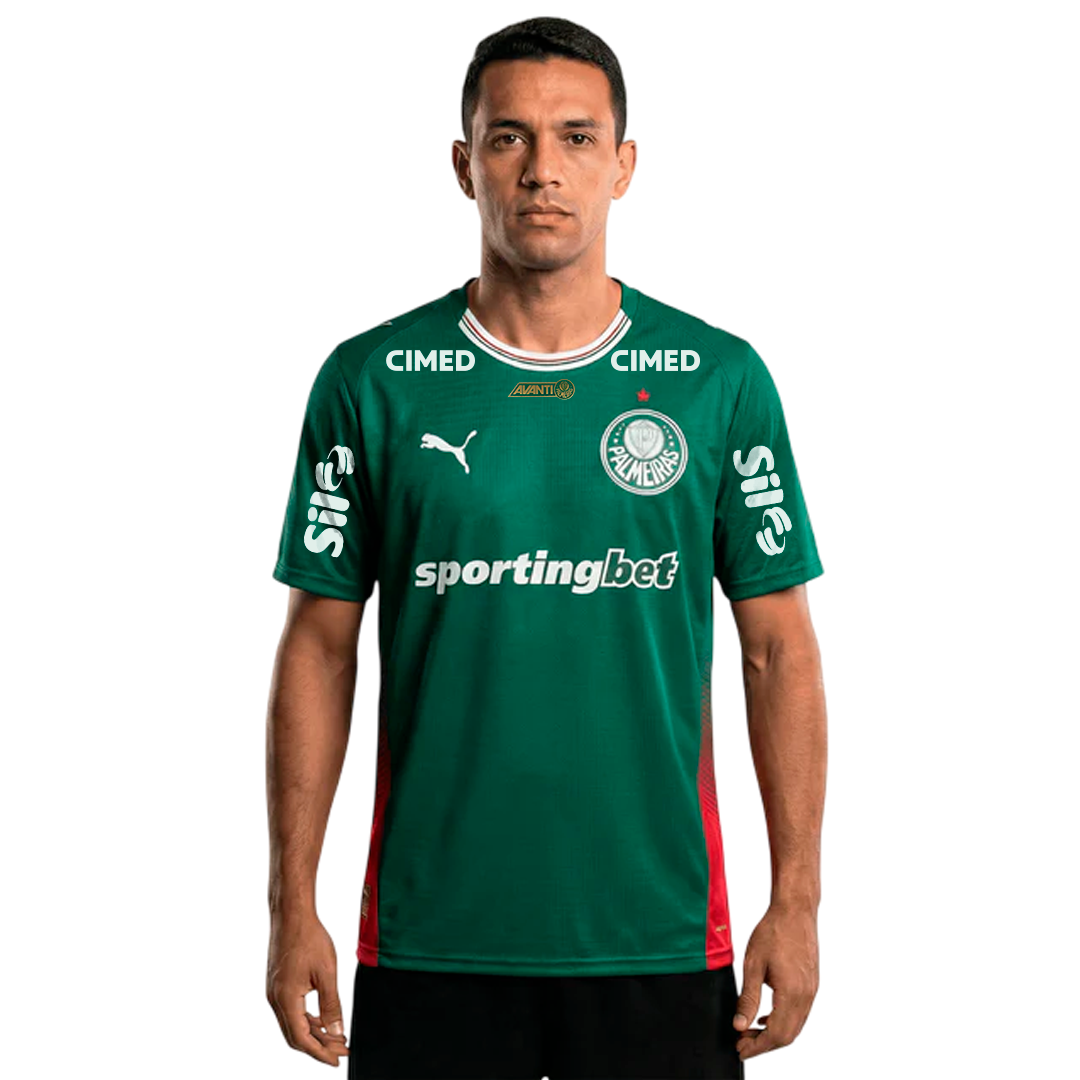Camisa Puma Palmeiras 2026/27 Home Torcedor Todos os patrocínios