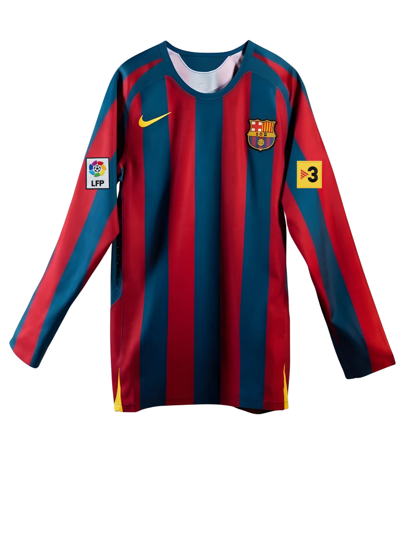 Camisa Manga Longa Barcelona Reissue 2026 - Ronaldinho