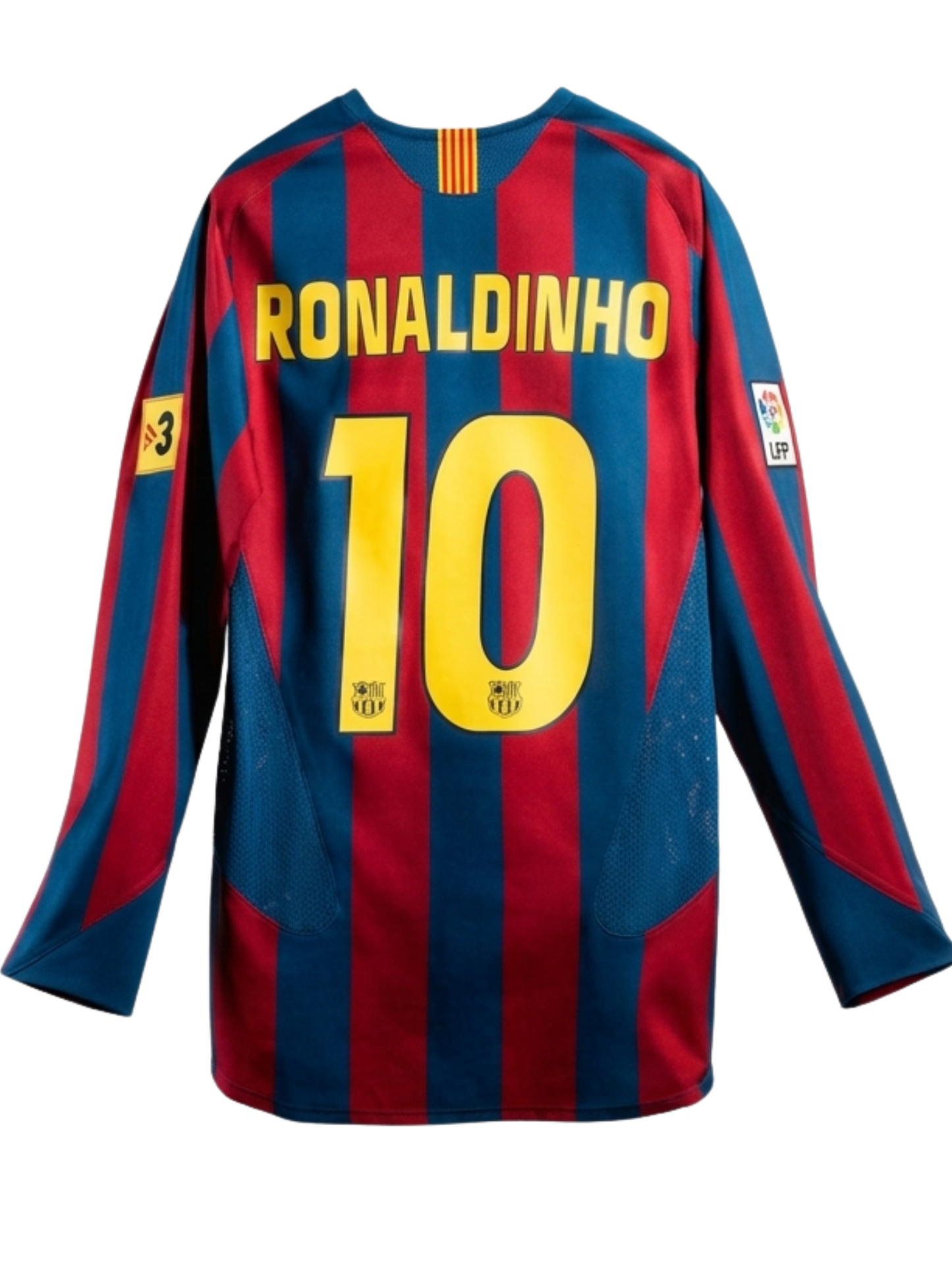 Camisa Manga Longa Barcelona Reissue 2026 - Ronaldinho