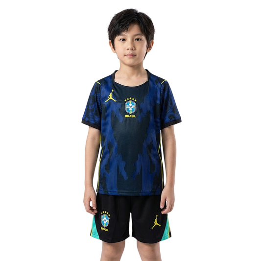 Conjunto Infantil Brasil Away 26/27