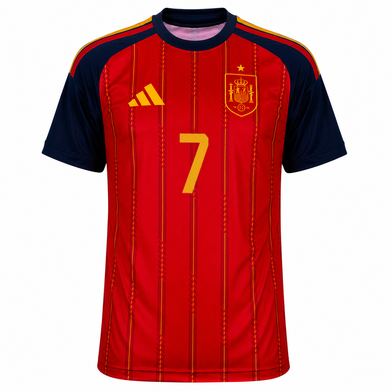 Camisa Espanha Home Copa 2026 - #7 Ferran - Torcedor