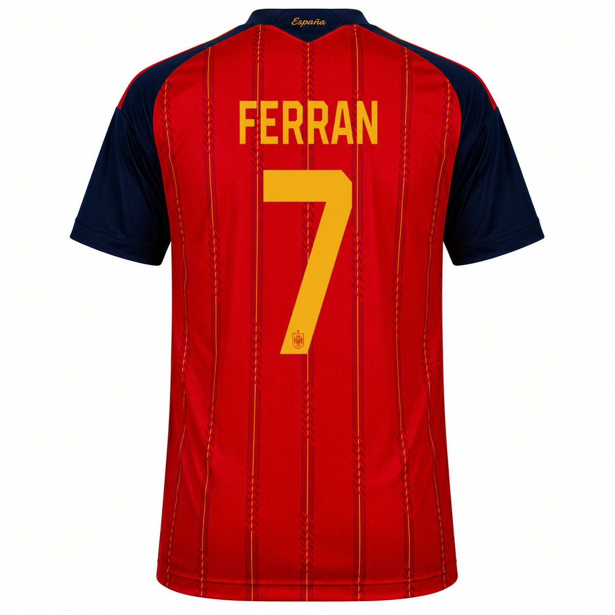 Camisa Espanha Home Copa 2026 - #7 Ferran - Torcedor