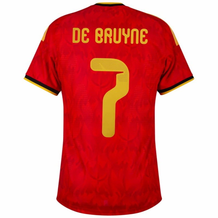 Camisa Bélgica Home Copa 2026 - #7 De Bruyne - Torcedor