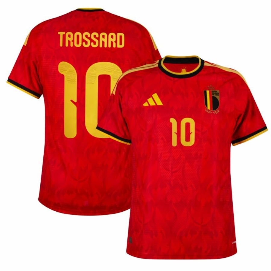 Camisa Bélgica Home Copa 2026 - #10 Trossard - Torcedor
