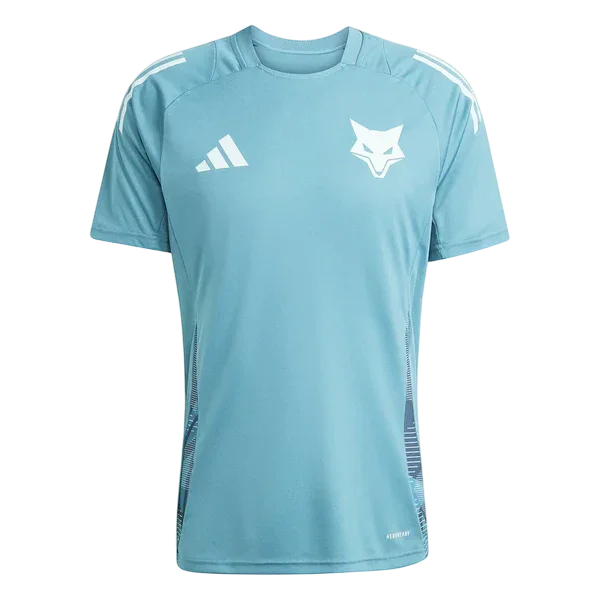 Camisa Cruzeiro 25/26 Treino Azul Turquesa - Adidas Versão Torcedor