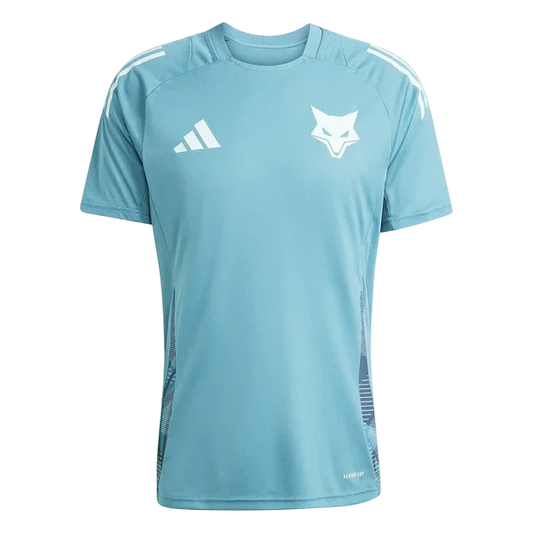 Camisa Cruzeiro 25/26 Treino Azul Turquesa - Adidas Versão Torcedor