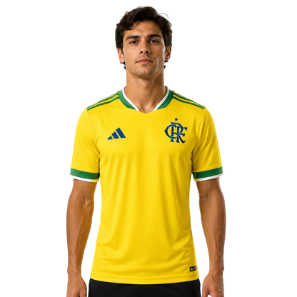 Camisa Flamengo 26/27 Verde Amarela Copa do Mundo Torcedor