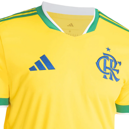 Camisa Flamengo 26/27 Verde Amarela Copa do Mundo Torcedor