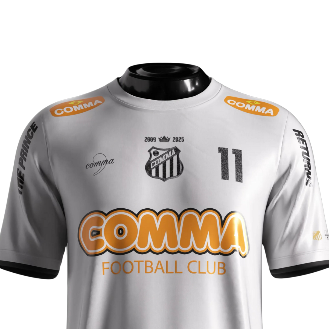 Camisa Santos Edição Especial Neymar The Prince 24/25 - Comma Football Masculino