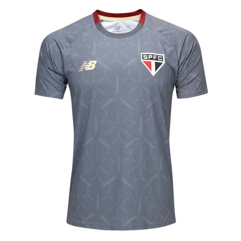 Camisa São Paulo Treino Cinza 25/26 - Adidas Torcedor Masculina Lançamento