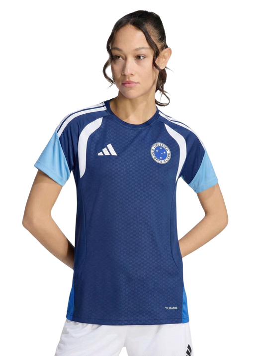 Camisa Cruzeiro 26/27 Treino Comissão - Adidas Versão Feminina