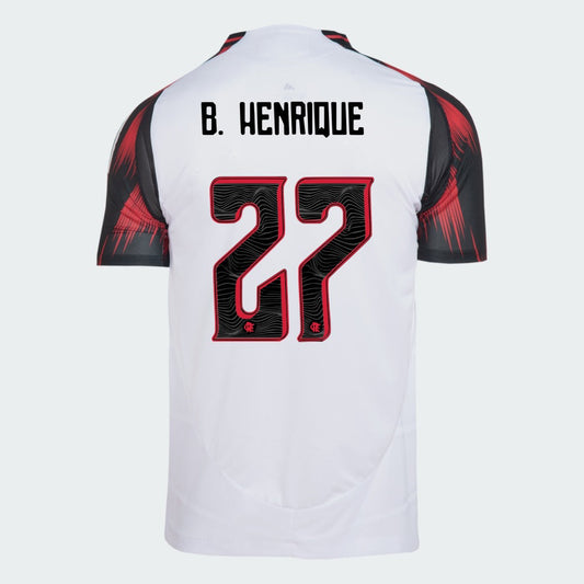 Camisa Flamengo Away 25/26 B. HENRIQUE N° 27
