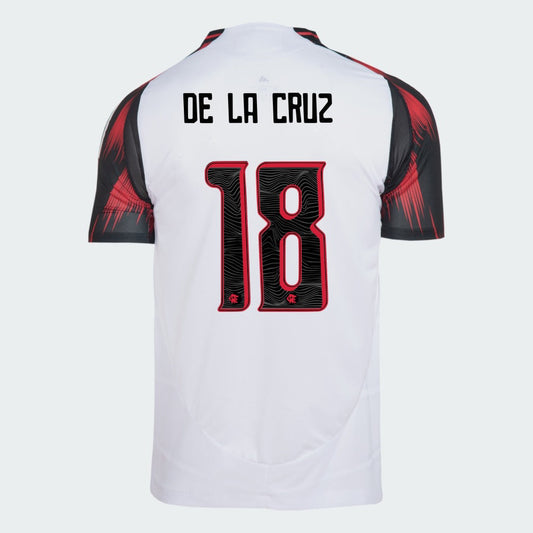 Camisa Flamengo Away 25/26 DE LA CRUZ N° 18