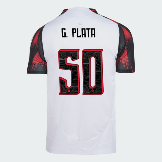 Camisa Flamengo Away 25/26 G. PLATA N° 50