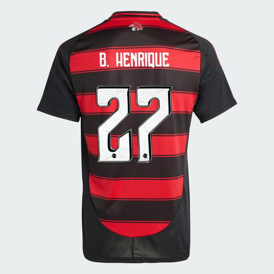 Camisa Flamengo Home 25/26 B. HENRIQUE N° 27