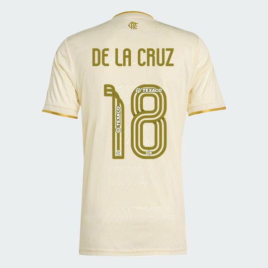 Camisa Flamengo Third 25/26 DE LA CRUZ N° 18