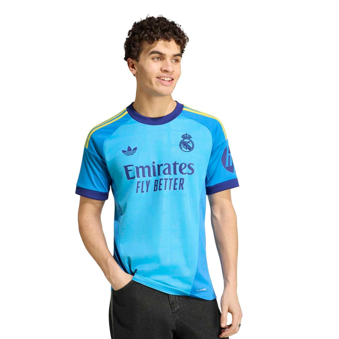 Camisa Real Madrid Goleiro Azul 26/27 - Torcedor Masculina
