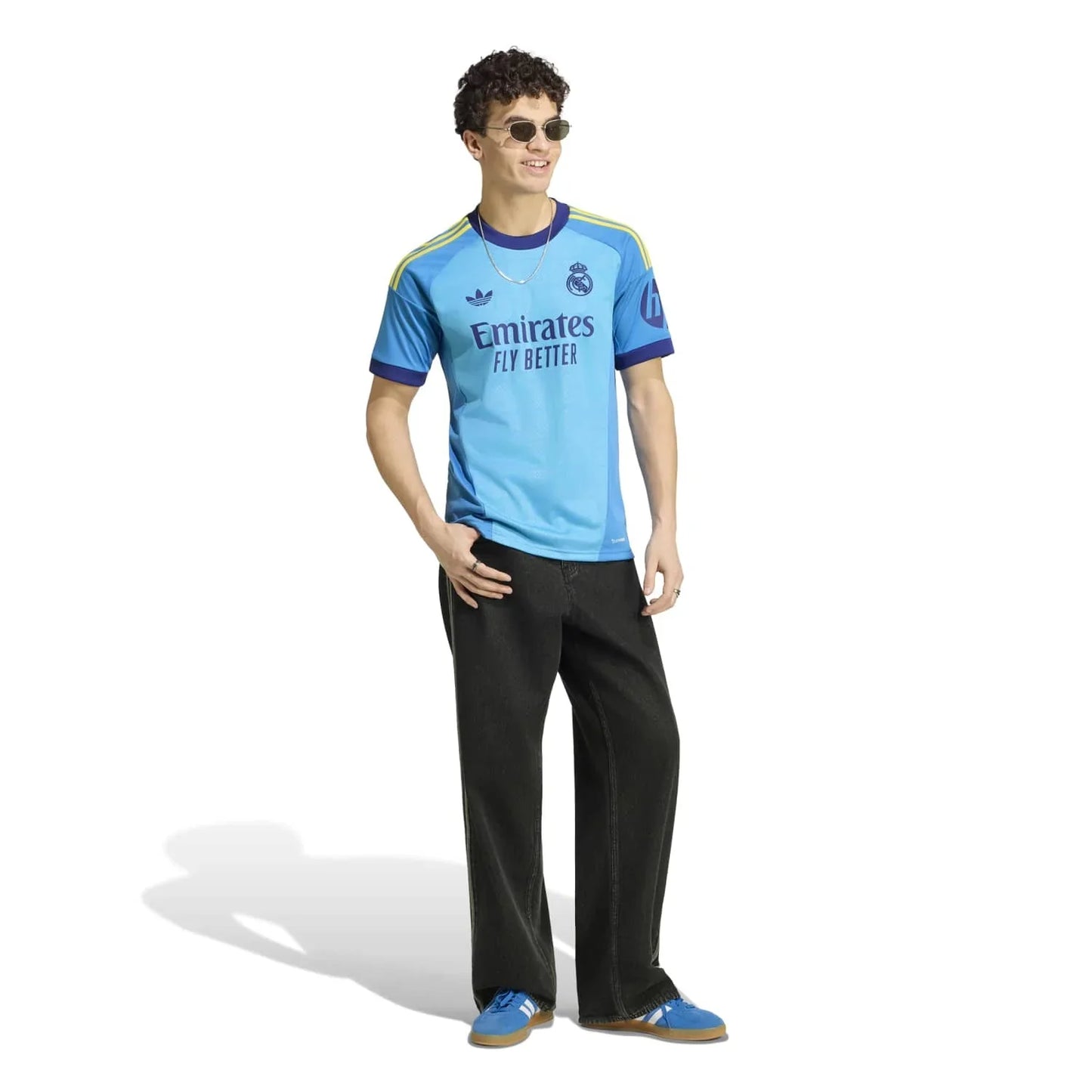Camisa Real Madrid Goleiro Azul 26/27 - Torcedor Masculina